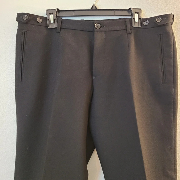 Burberry Prorsom Black Wool Trouser Pants - Picture 2 of 8